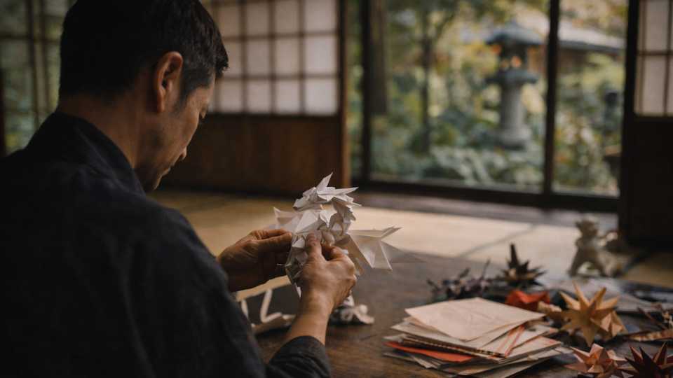 Il "ninja" degli origami: quando un foglio di carta diventa disciplina, performance e cultura