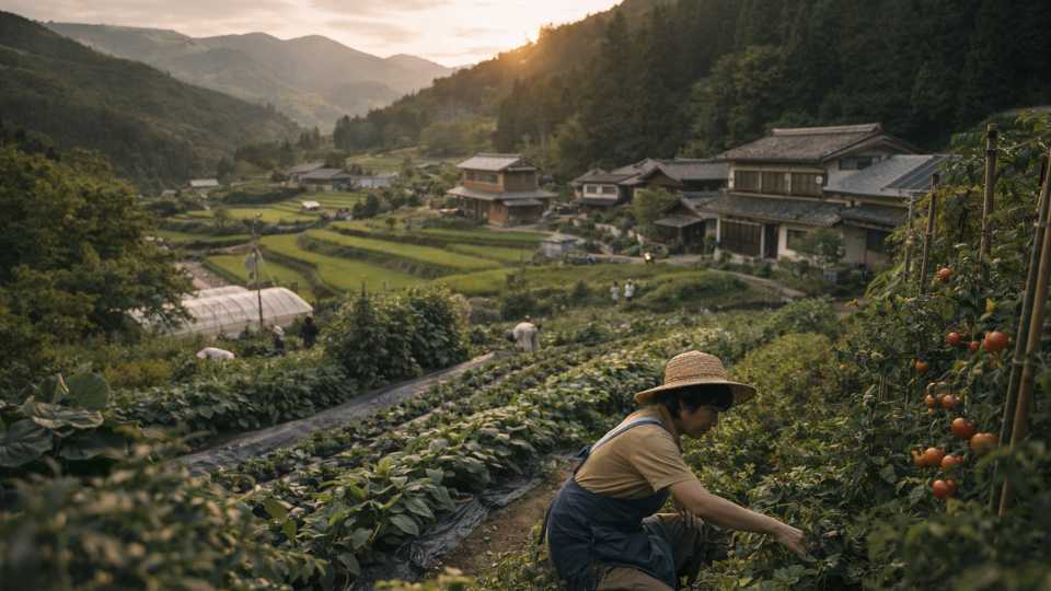 Il primo villaggio biologico del Giappone: la comunità rurale che prova a reinventare cibo e futuro